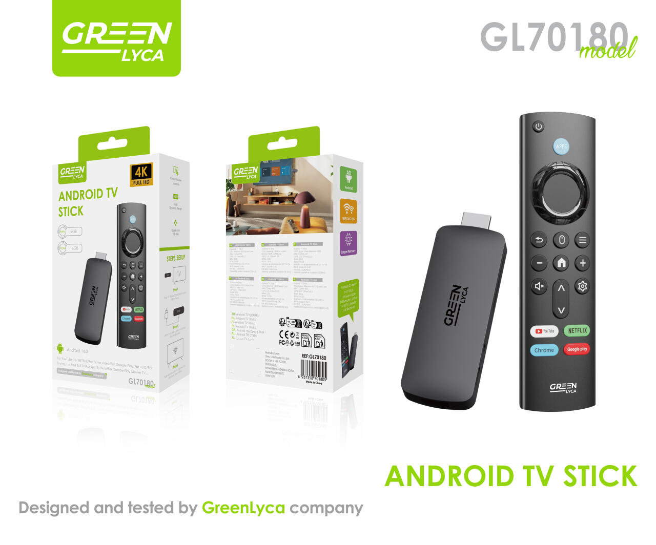 ANDROID TV STICK — Convierte cualquier pantalla en una Smart TV