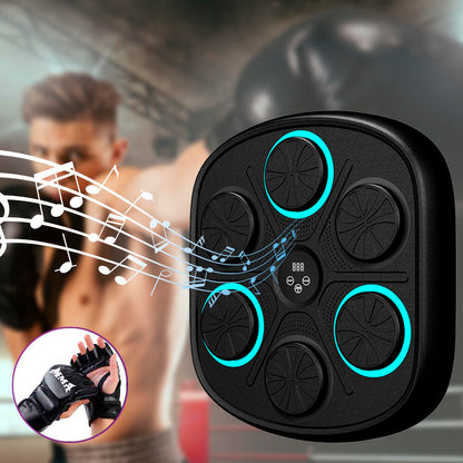 Máquina de boxeo musical con guantes de boxeo 3.0 tobillera de Compresión y Masajeador de pies de Regalo